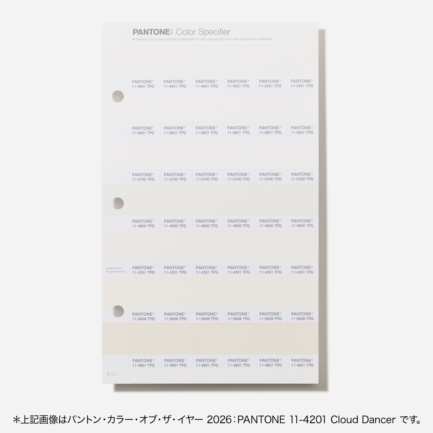 パントン・ファッション、ホーム + インテリア・カラースペシファイヤー 差し替えページ PANTONE FHI COLOR SPECIFIER replacement pages