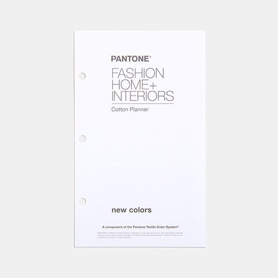パントン・ファッション、ホーム + インテリア・コットン・プランナー新色補充版　PANTONE Fashion, Home + Interiors Cotton Swatch Library Supplement　